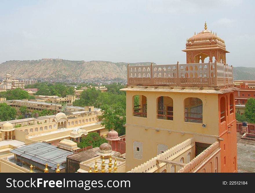 Roofs at Jaipur, India, summer 2011. Roofs at Jaipur, India, summer 2011