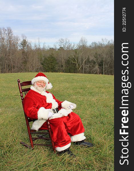 Rocking Chair Santa