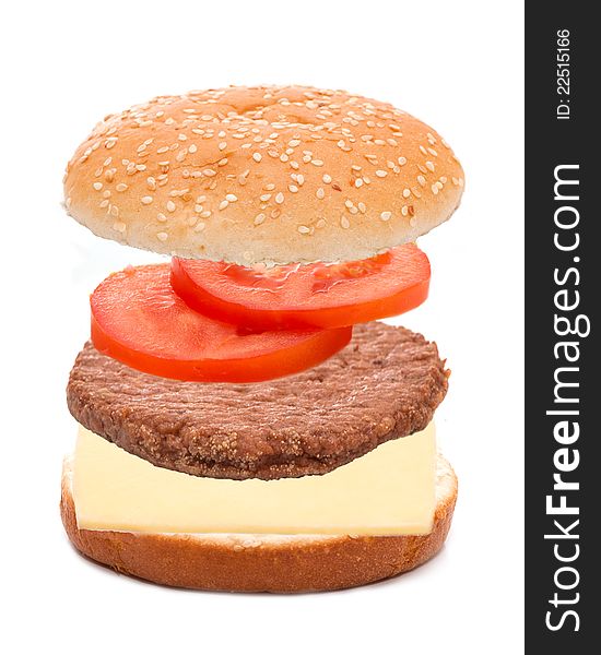 Hamburger decomposed into prime factors. Hamburger decomposed into prime factors