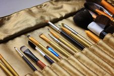 Make Up Brushes Royalty Free Stock Photography Make Up Brushes Royalty Free Stock Photography