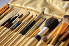 Make Up Brushes Royalty Free Stock Images