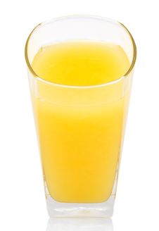 Orange Juice And Slices Of Orange Stock Images