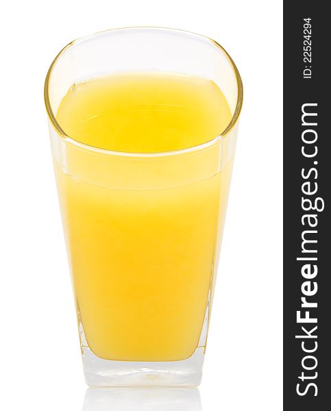 Orange Juice And Slices Of Orange