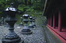Japanese Temple Outdoor Royalty Free Stock Photo