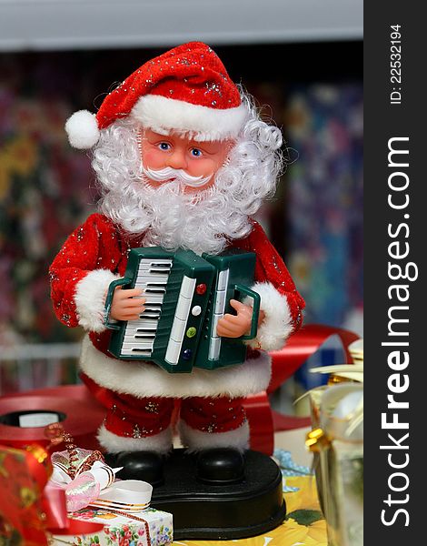 Decorative Santa Claus toy is the hormone. Decorative Santa Claus toy is the hormone