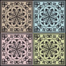 Abstract Modular Arabesque Decoration Royalty Free Stock Images