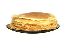 Stack Of Russian Pancakes Royalty Free Stock Photography Stack Of Russian Pancakes Royalty Free Stock Photography