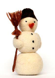 Toy Snowman Royalty Free Stock Photography Toy Snowman Royalty Free Stock Photography