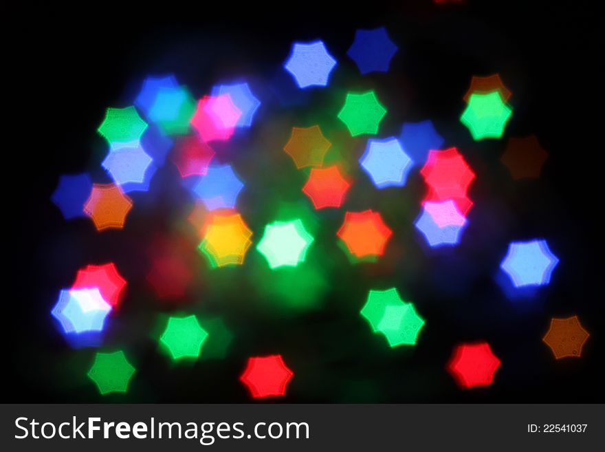 Abstract color starry blurred background. Abstract color starry blurred background