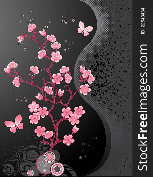 Blossoming Cherry Tree