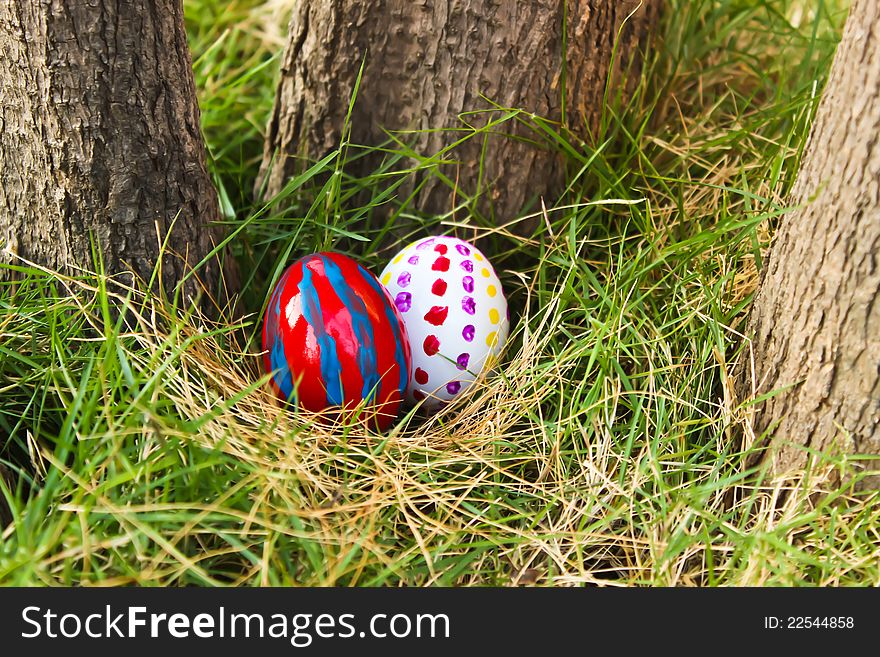 Easter eggs hunt