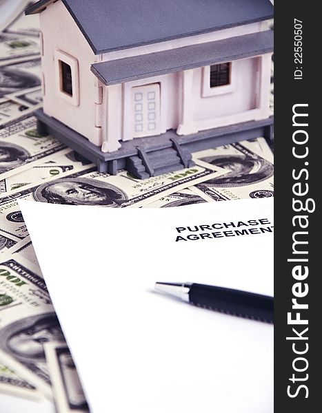 Purchase agreement to buy a home. Purchase agreement to buy a home