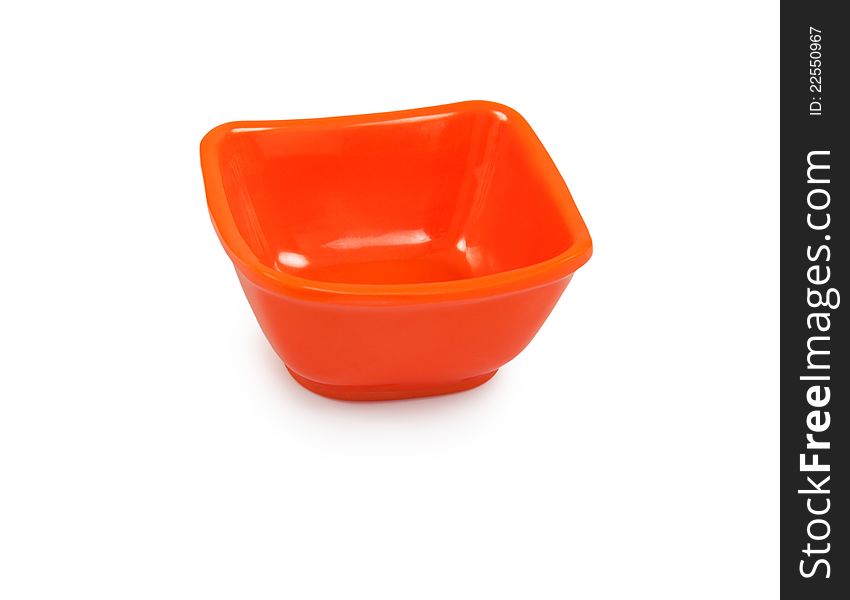 Orange color microwave proof plastic bowl. Orange color microwave proof plastic bowl