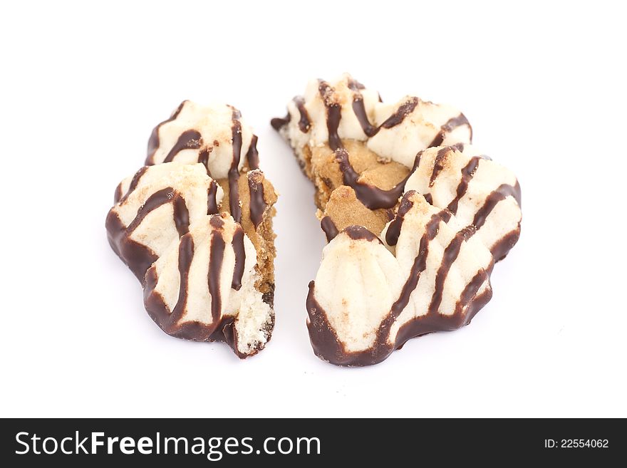 Cookies  isolated on white background