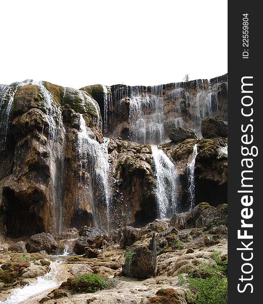 Pearl Waterfall at Jiuzhaigou Valley, Sichuan province, China