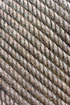 Grunge Twisted Rope Texture Royalty Free Stock Photography