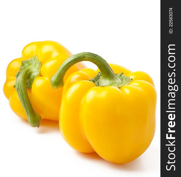 Bell pepper isolated on white background