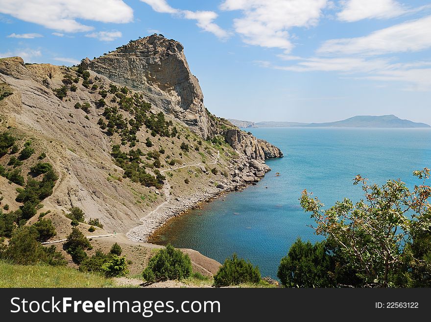 Cape Hoba-Kaya on the Crimean coast.