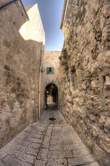 Old Jerusalem Streets Royalty Free Stock Images Old Jerusalem Streets Royalty Free Stock Images