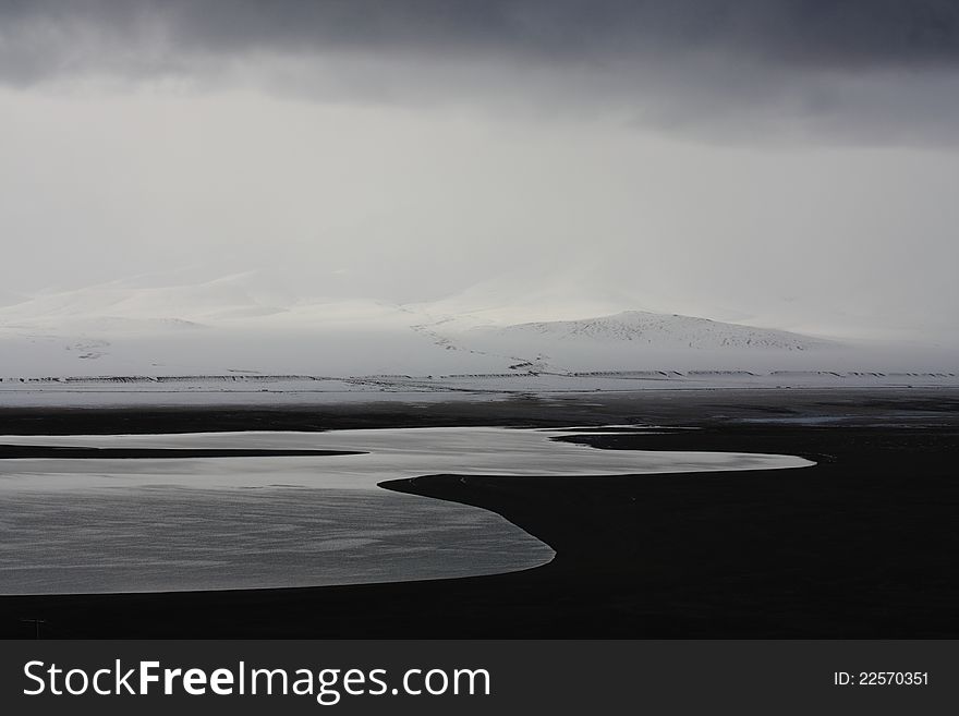 Sunrise At Namtso Lake