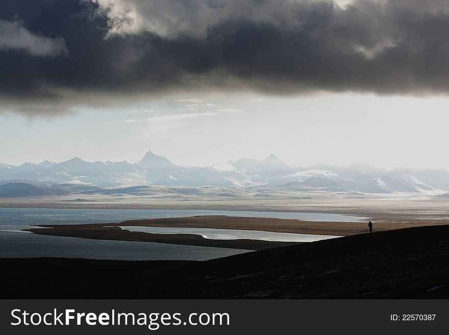 Sunrise at Namtso Lake