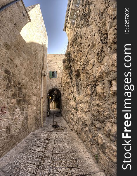 Old jerusalem streets