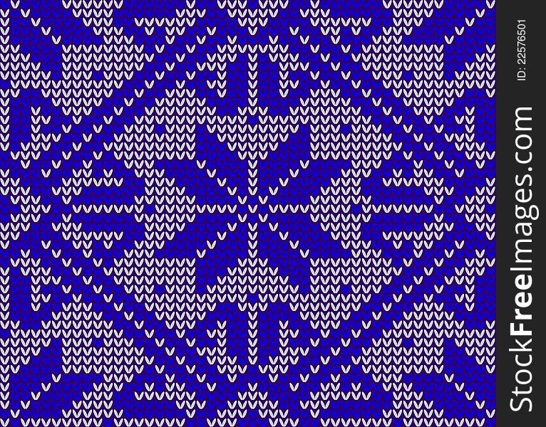 Vector seamless Scandinavian style knitted texture background with snowflakes (similar colors are grouped separately). Vector seamless Scandinavian style knitted texture background with snowflakes (similar colors are grouped separately)