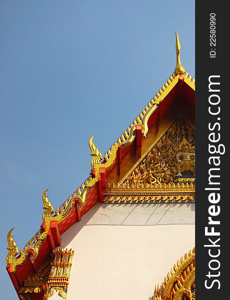 Unique Rooftop Of Wat Pho