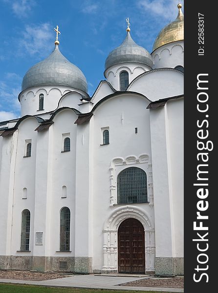 Saint Sophia cathedral in Kremlin of Great Novgorod Russia. Saint Sophia cathedral in Kremlin of Great Novgorod Russia