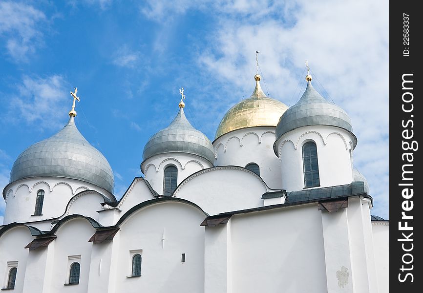 Saint Sophia cathedral in Kremlin of Great Novgorod Russia. Saint Sophia cathedral in Kremlin of Great Novgorod Russia