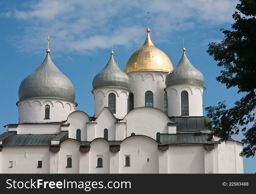 Saint Sophia cathedral in Kremlin of Great Novgorod Russia. Saint Sophia cathedral in Kremlin of Great Novgorod Russia