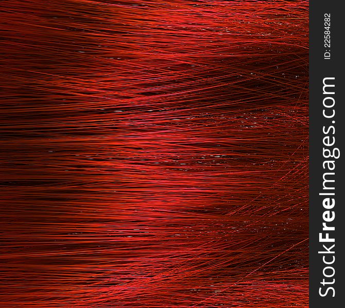 Detail of red hair texture. Detail of red hair texture