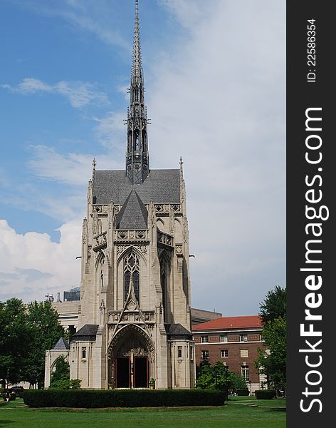 Heinz Chapel in Pittsburgh, historic catholic church. Heinz Chapel in Pittsburgh, historic catholic church