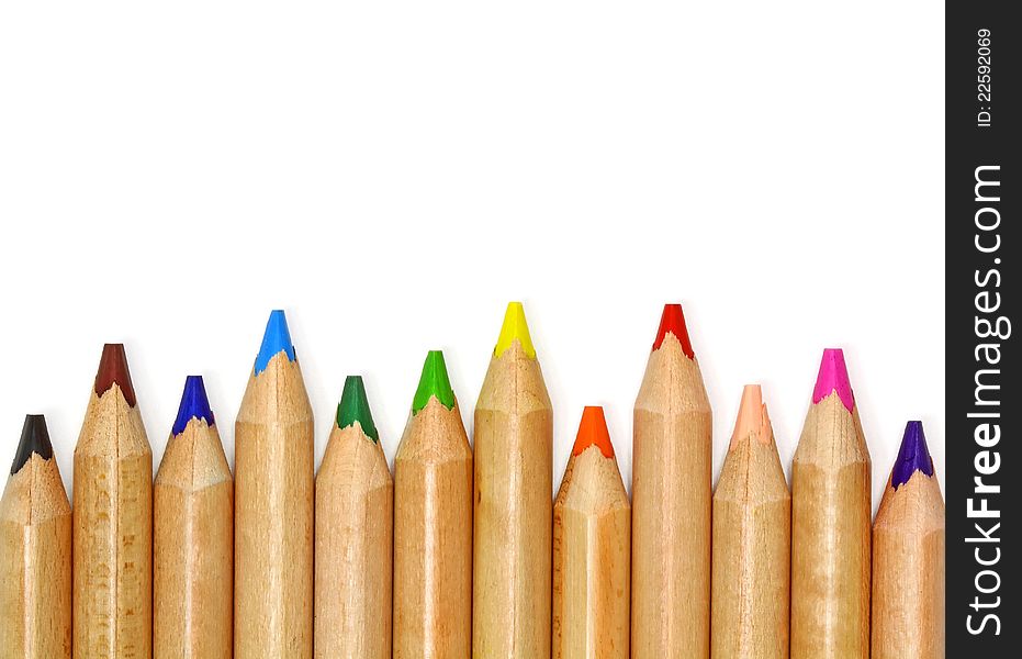 Set of color pencil