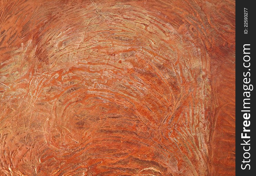 Abstract acrylic orange painting background. Abstract acrylic orange painting background