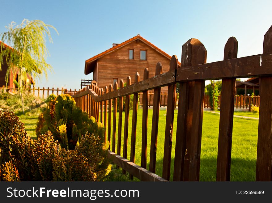 Beautiful house in the forest, escape from city life. Beautiful house in the forest, escape from city life