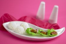Shells With Rice Stock Photo Shells With Rice Stock Photo