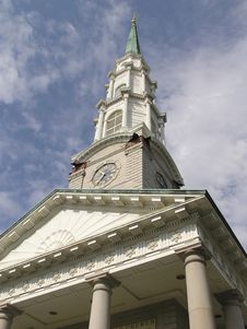 Historic Church Steeple 4 Stock Photo