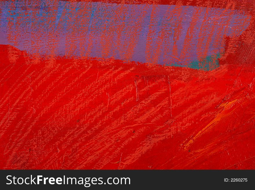 Texture - red painted canvas background. Texture - red painted canvas background