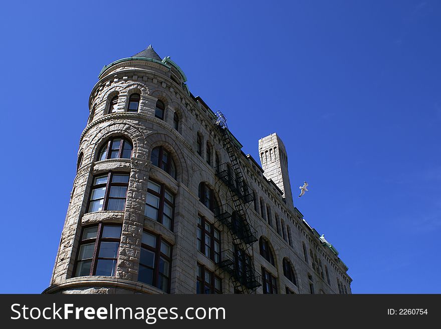 Old Grain Exchange buliding in downtown Boston Massachusetts. Old Grain Exchange buliding in downtown Boston Massachusetts