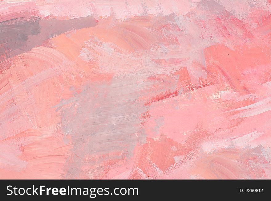 Painted canvas background - rose texture