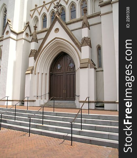 Historic Church Arched Door 1