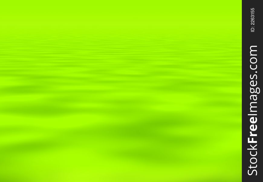 Lemon green colour calm sea surface. Lemon green colour calm sea surface