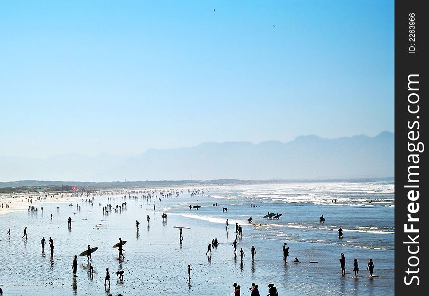 Landscape photo of a generic beach scene. Landscape photo of a generic beach scene