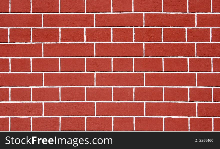 Red bricks wall. Bckground for design. Red bricks wall. Bckground for design.