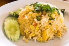 Thai Food Fried Rice Stock Photo