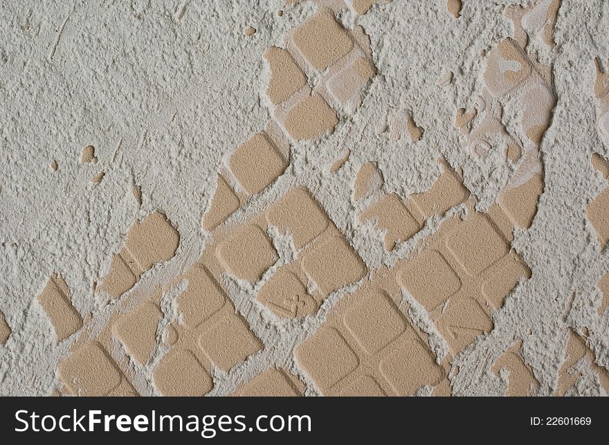 Detail of a brown ceramic texture background