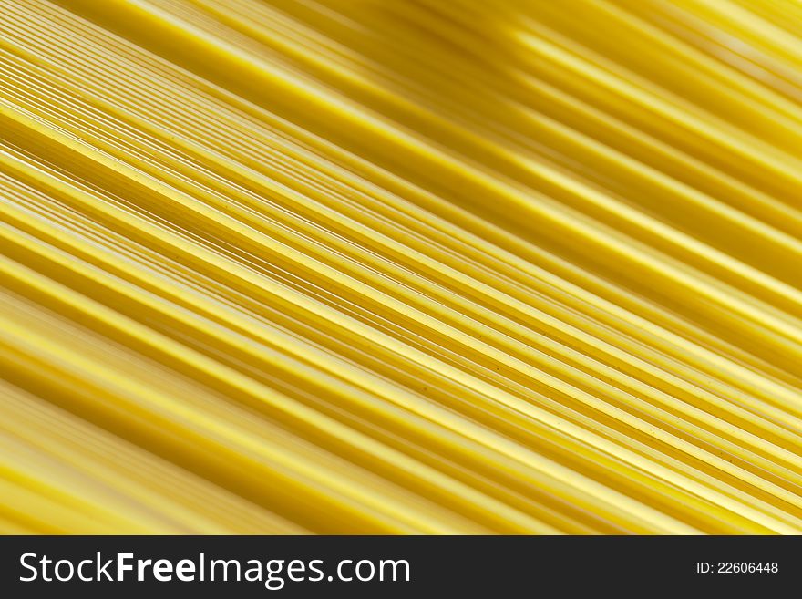 A close up of uncooked spaghetti