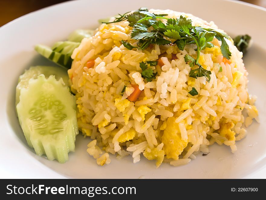 Close-up Thai food fried rice