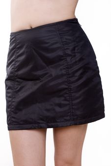 Black Mini Skirt Stock Photography Black Mini Skirt Stock Photography